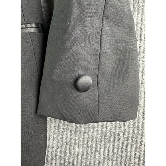 Vintage Christian Dior Tuxedo Jacket 40 L Black Wool Formal Wedding Luxury USA - Picture 8 of 16